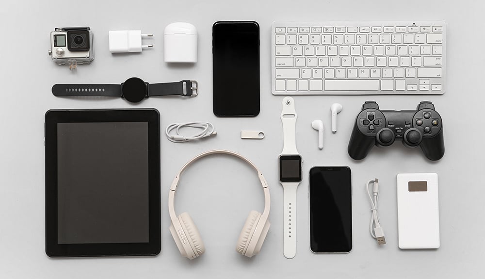 Battery powered electronic devices