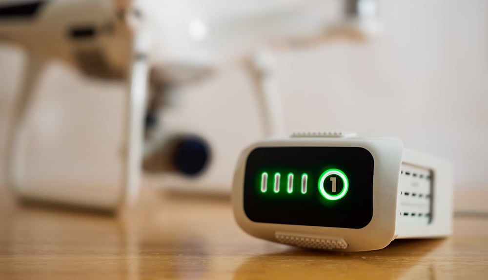 Smart watch charging its battery