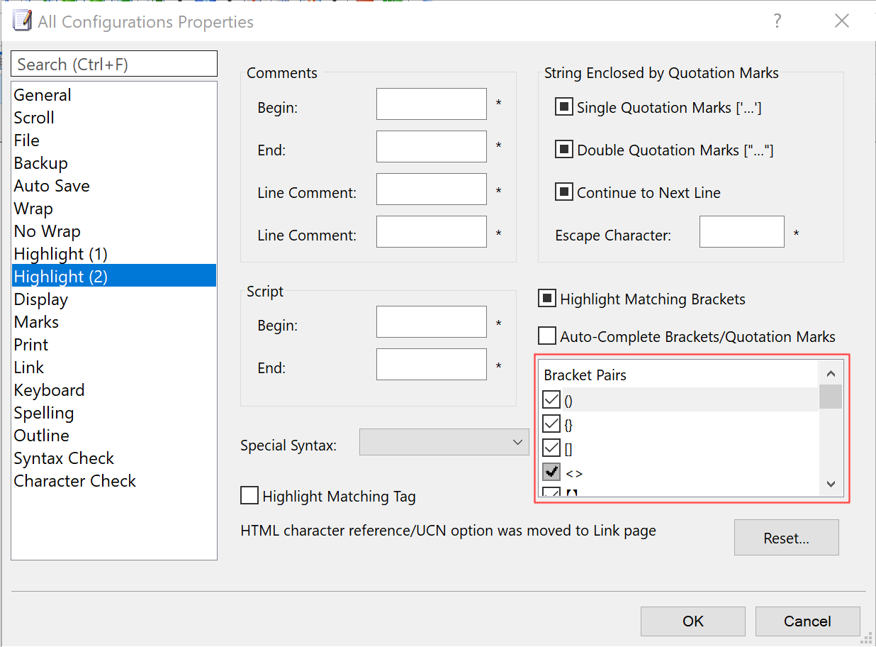 Configuration Highlight (2)