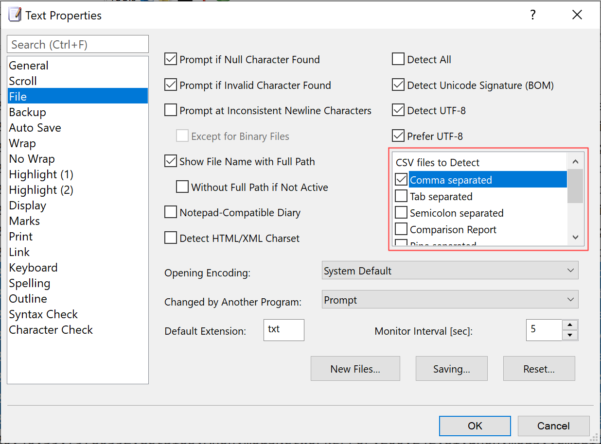 Configuration File