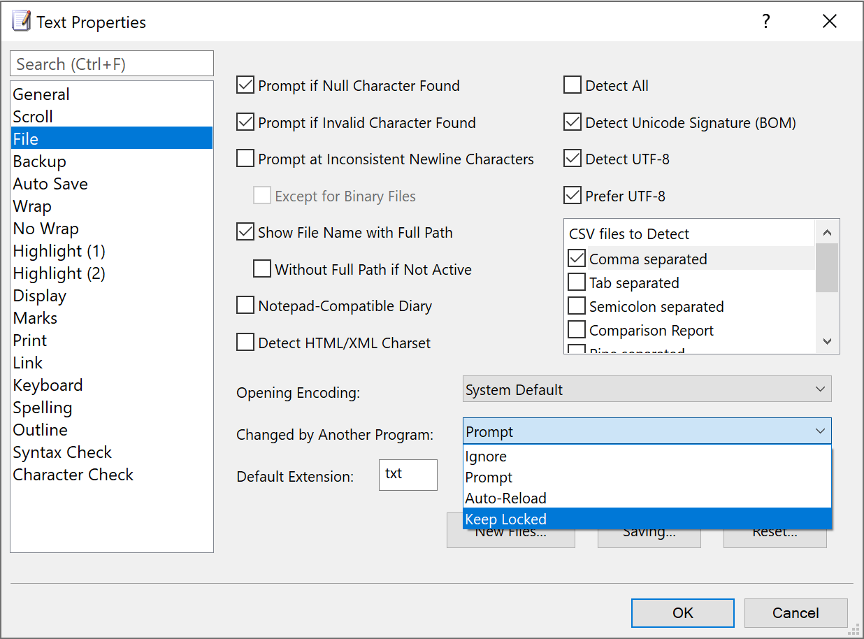 Configuration File