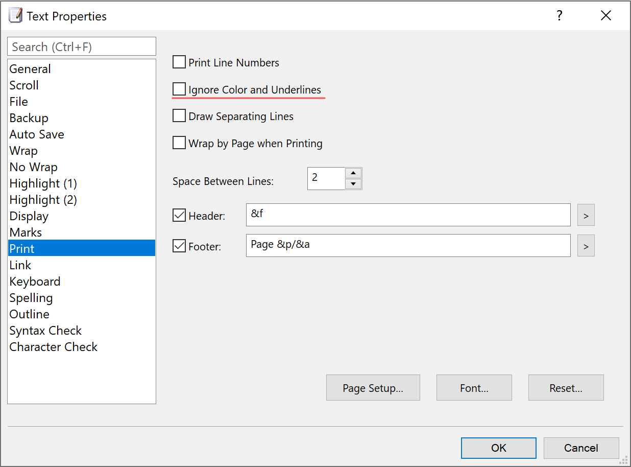 Configuration Print